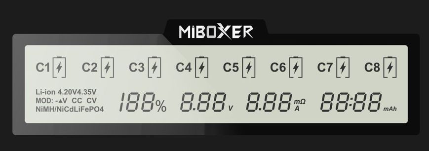 Умное зарядное устройство Miboxer C8 C8 фото