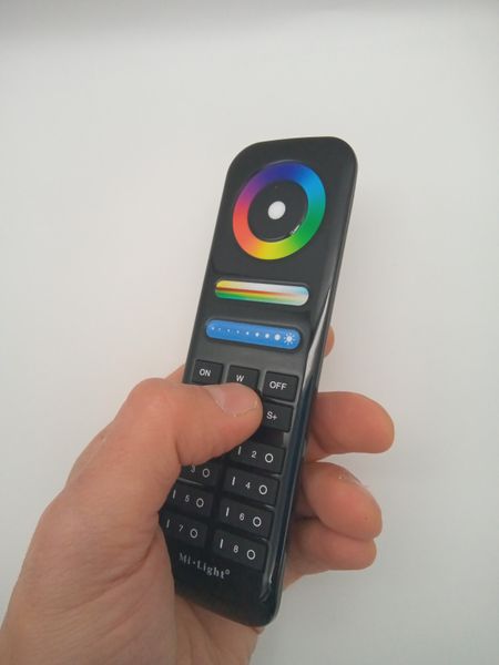 Control remote 8-zone black Dual White/RGB/RGBW/CCT RL089-B photo