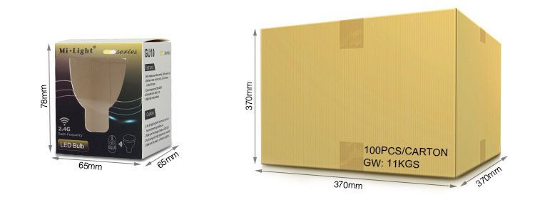 Светодиодный светильник спотлайт Dual White, GU10, 5W LL011-CCT фото