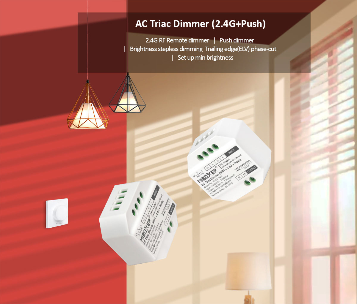 LED Controller Wireless TRIAC 220v,1.36A | Buy with Delivery