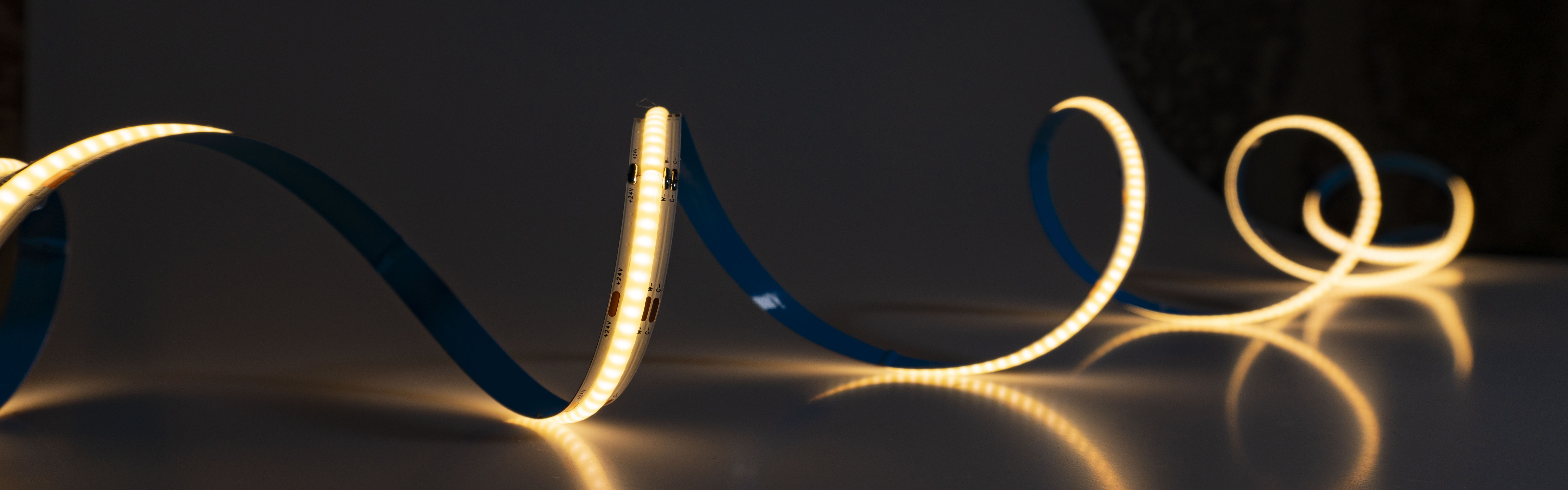 Dual-Color LED Strip COB Mi-Boxer CSL2N02H – adjustable color temperature 2700K-6500K, 520 Lm/m, 24V, IP20