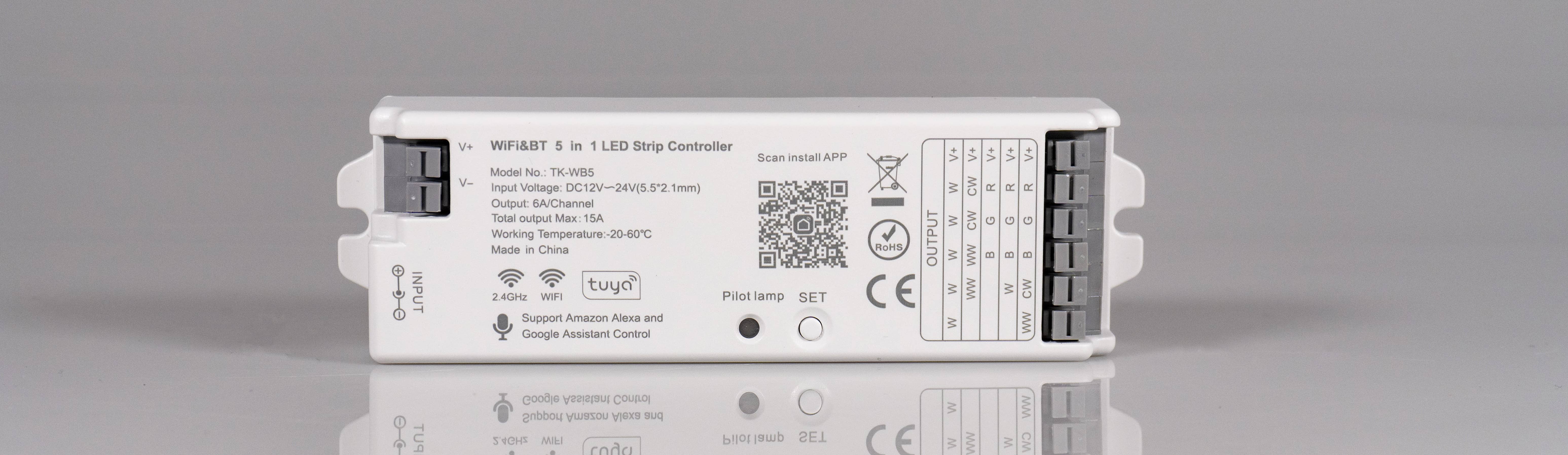 Universal LED Controller TK-WB5 - Tuya Smart, Wi-Fi, Bluetooth, RF