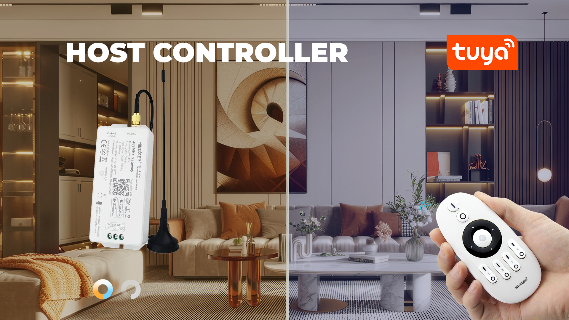 Smart Wall Remote DALI (White CCT) – Innovation & %Comfort!